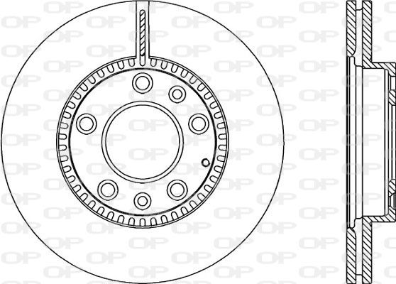 OPEN PARTS Тормозной диск BDA2356.20